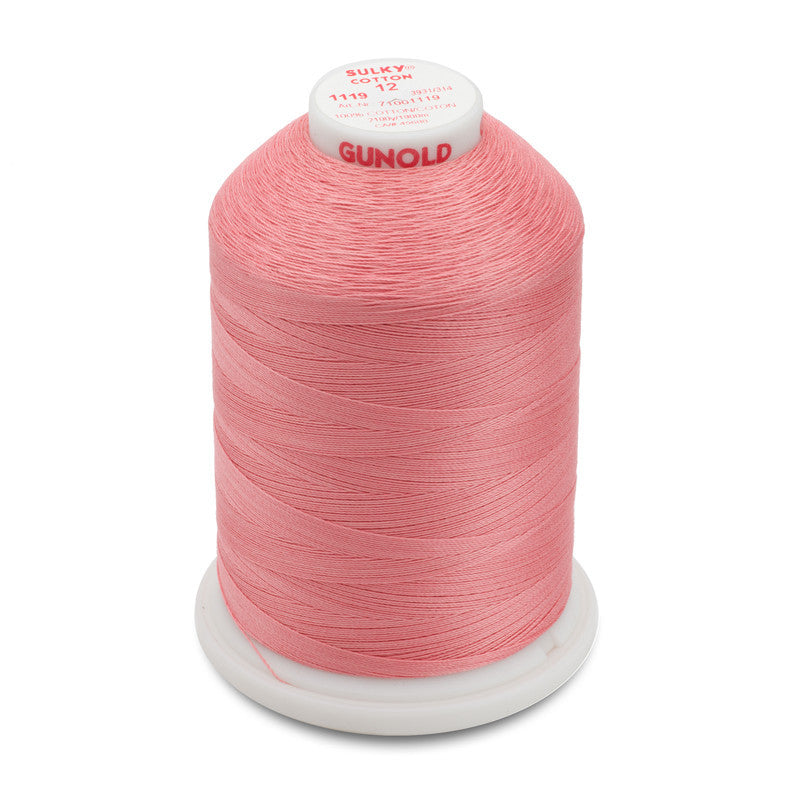 Sulky 12 Wt. Cotton Thread - Dk. Mauve - 2,100 yd. Jumbo Cone