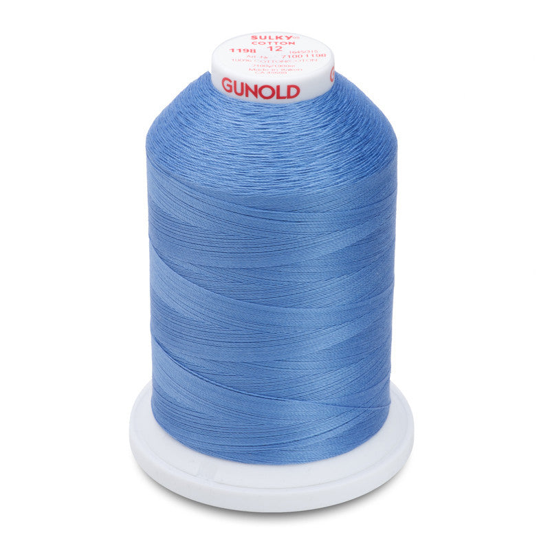 Sulky 12 Wt. Cotton Thread - Dusty Navy - 2,100 yd. Jumbo Cone