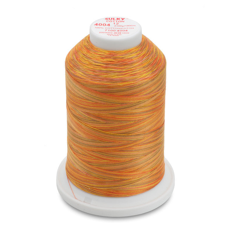 Sulky 12 Wt. Cotton Blendables - Golden Flame - 2,100 yd. Jumbo Cone