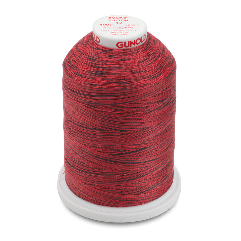 Sulky 12 Wt. Cotton Blendables - Red Brick- 2,100 yd. Jumbo Cone