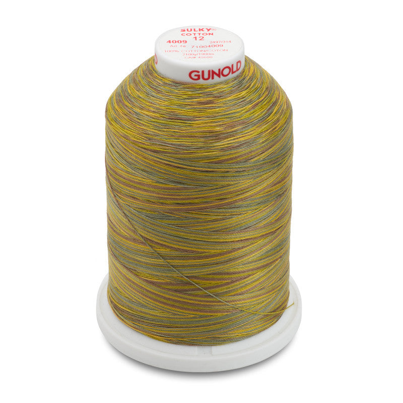 Sulky 12 Wt. Cotton Blendables - Foliage- 2,100 yd. Jumbo Cone