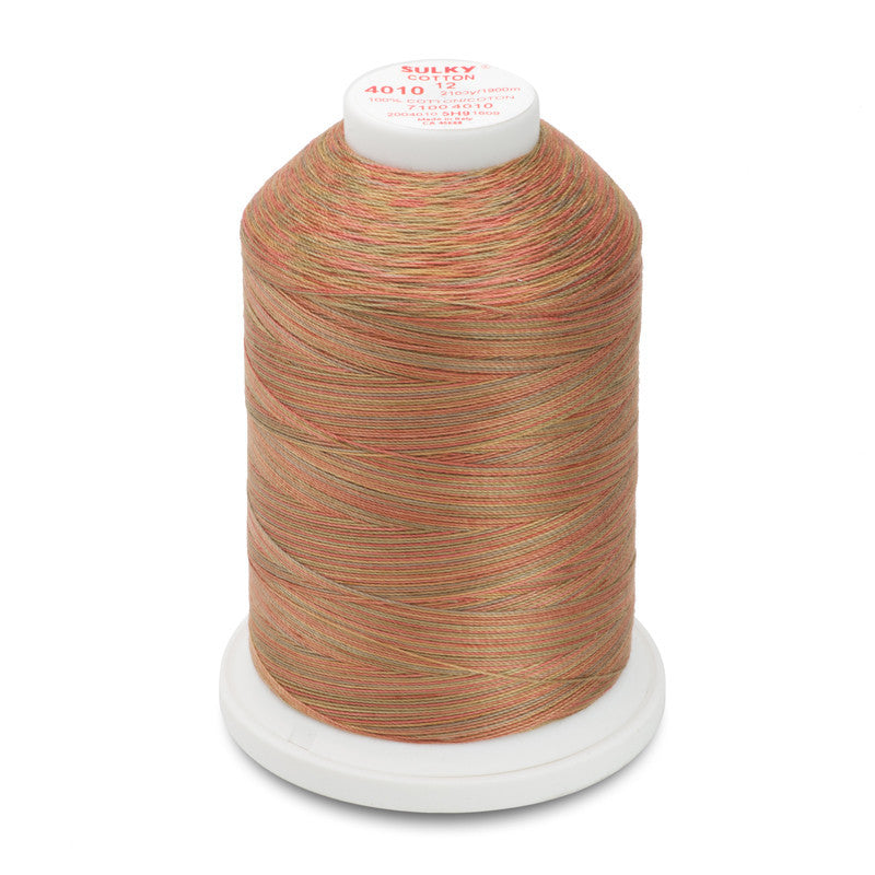 Sulky 12 Wt. Cotton Blendables - Caramel Apple - 2,100 yd. Jumbo Cone