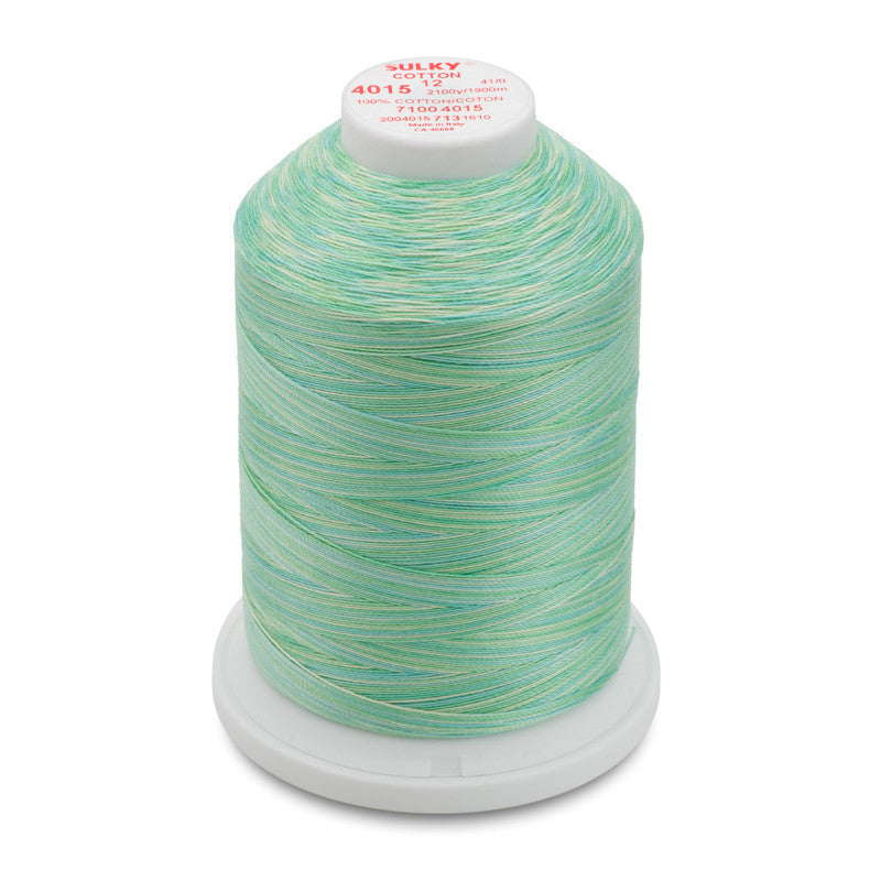 Sulky 12 Wt. Cotton Blendables - Cool Waters - 2,100 yd. Jumbo Cone
