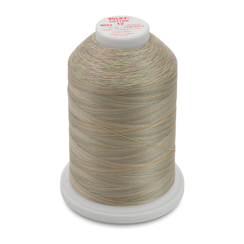 Sulky 12 Wt. Cotton Blendables - Natural Taupe - 2,100 yd. Jumbo Cone
