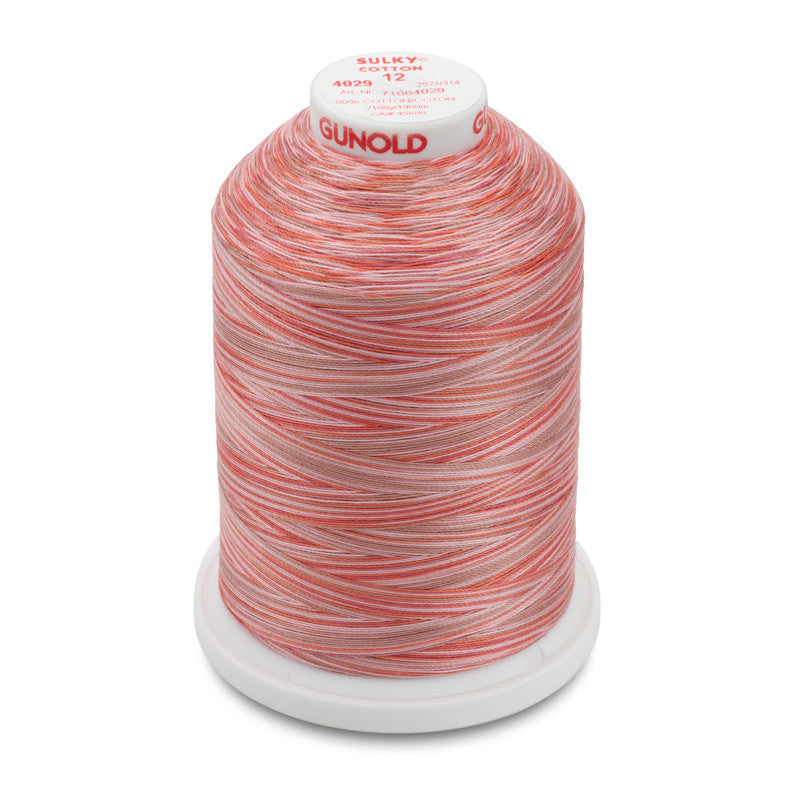 Sulky 12 Wt. Cotton Blendables - Mocha Mauve - 2,100 yd. Jumbo Cone