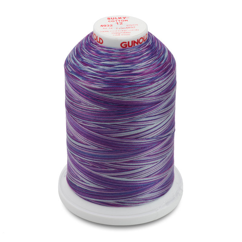 Sulky 12 Wt. Cotton Blendables - Iris - 2,100 yd. Jumbo Cone