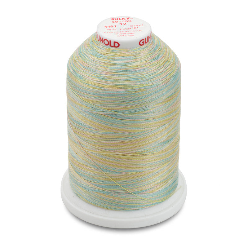 Sulky 12 Wt. Cotton Blendables - Easter Eggs - 2,100 yd. Jumbo Cone
