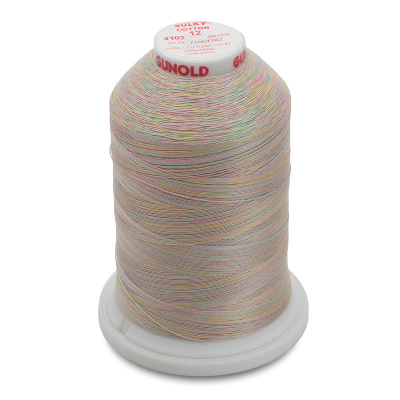 Sulky 12 Wt. Cotton Blendables - Spring Garden - 2,100 yd. Jumbo Cone