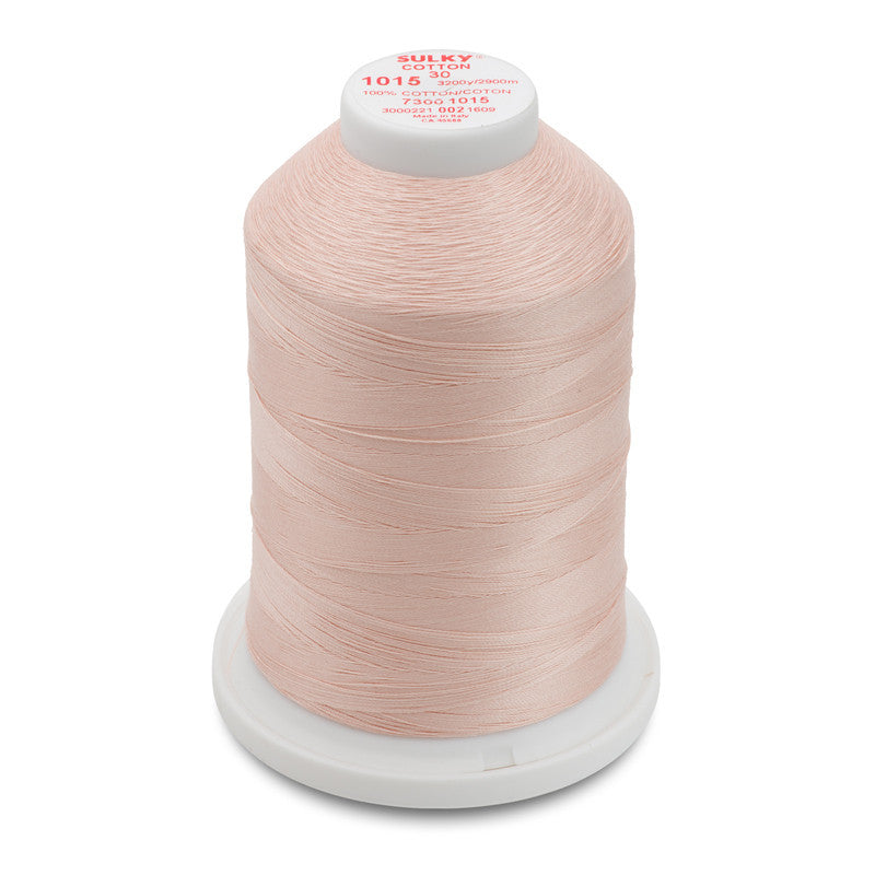 Sulky 30 Wt. Cotton Thread - Med. Peach - 3,200 yd. Jumbo Cone