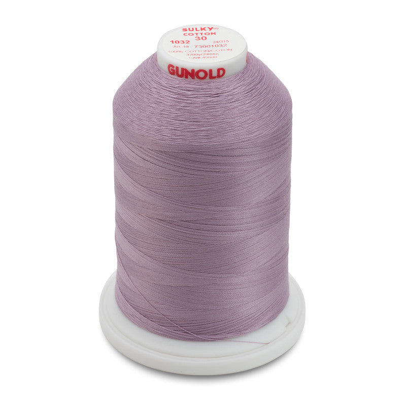 Sulky 30 Wt. Cotton Thread - Med. Purple - 3,200 yd. Jumbo Cone