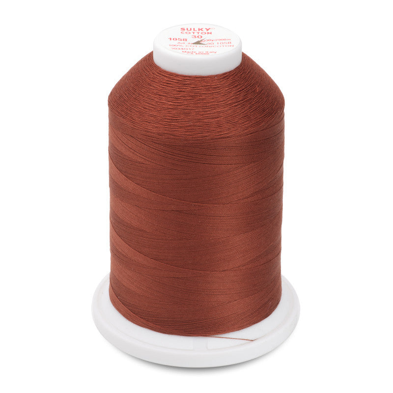 Sulky 30 Wt. Cotton Thread - Tawny Tan - 3,200 yd. Jumbo Cone