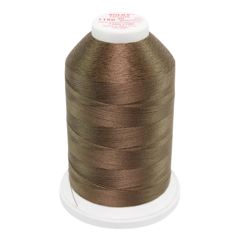 Sulky 30 Wt. Cotton Thread - Truffle Taupe - 3,200 yd. Jumbo Cone