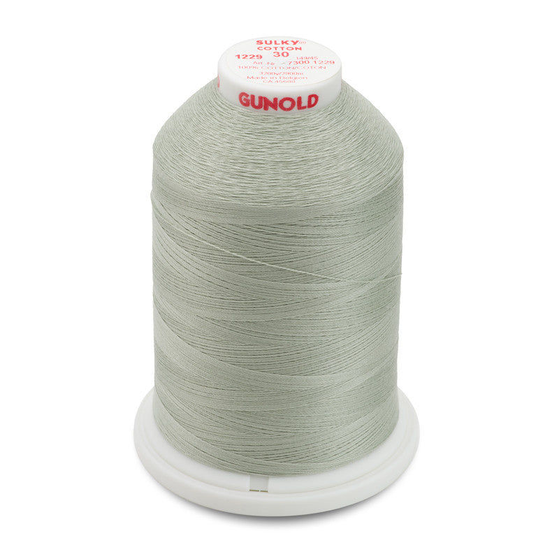 Sulky 30 Wt. Cotton Thread - Lt. Putty - 3,200 yd. Jumbo Cone – Sew ...