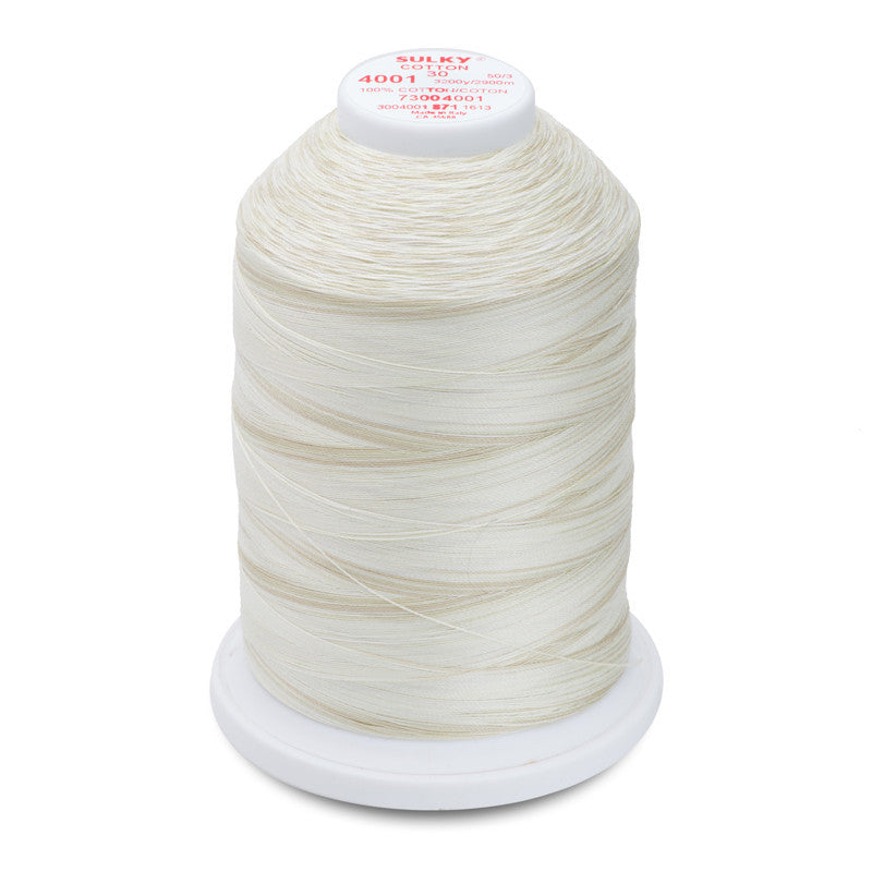 Sulky 30 Wt. Cotton Blendables Thread - Parchment - 3,200 yd. Jumbo Cone