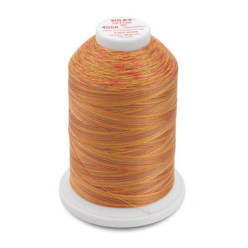 Sulky 30 Wt. Cotton Blendables Thread - Autumn - 3,200 yd. Jumbo Cone