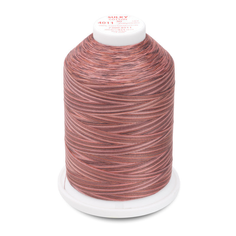 Sulky 30 Wt. Cotton Blendables Thread - Milk Chocolate - 3,200 yd. Jumbo Cone