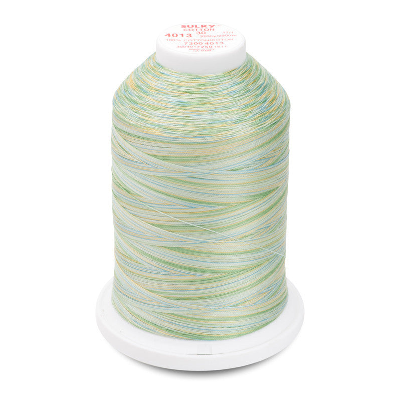 Sulky 30 Wt. Cotton Blendables Thread - Sun and Sea - 3,200 yd. Jumbo Cone