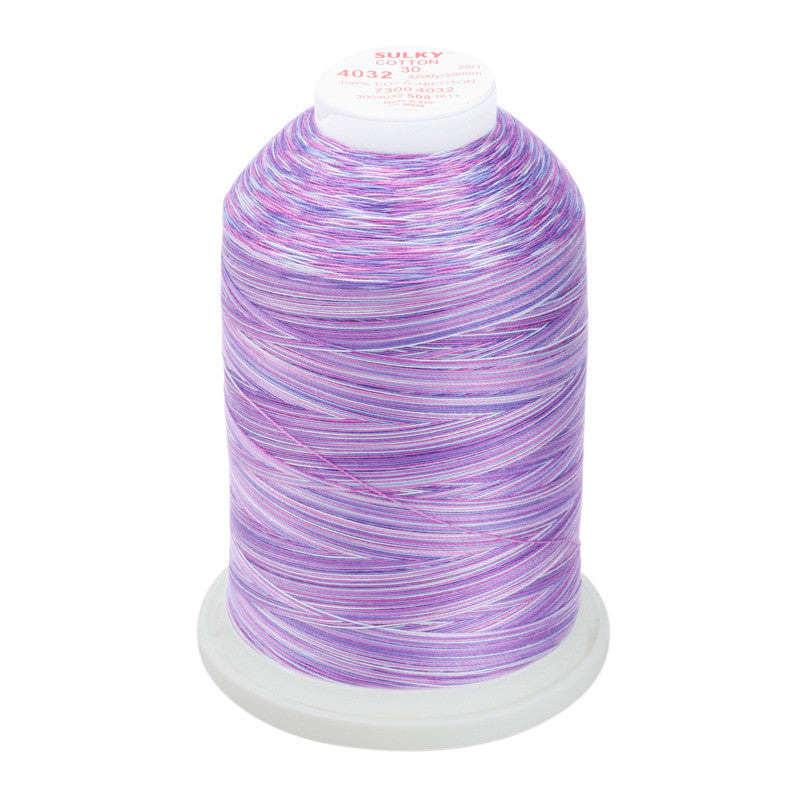 Sulky 30 Wt. Cotton Blendables Thread - Iris - 3,200 yd. Jumbo Cone ...