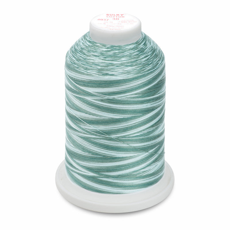 Sulky 30 Wt. Cotton Blendables Thread - Saucy Sages - 3,200 yd. Jumbo ...
