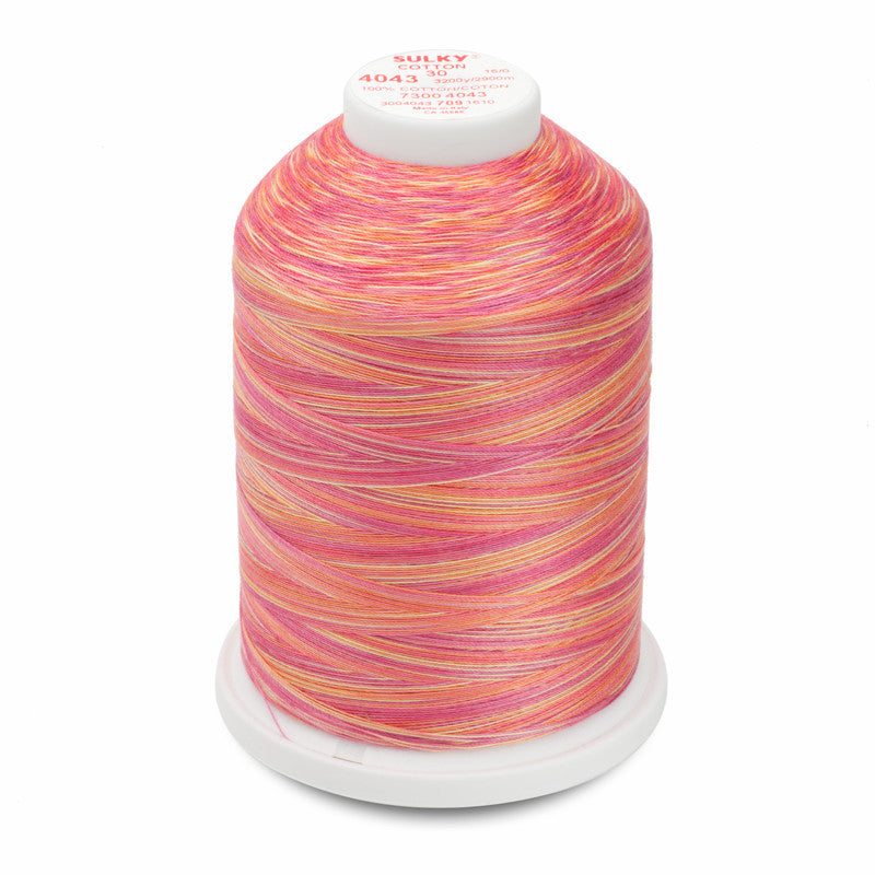 Sulky 30 Wt. Cotton Blendables Thread - Tropical - 3,200 yd. Jumbo Cone