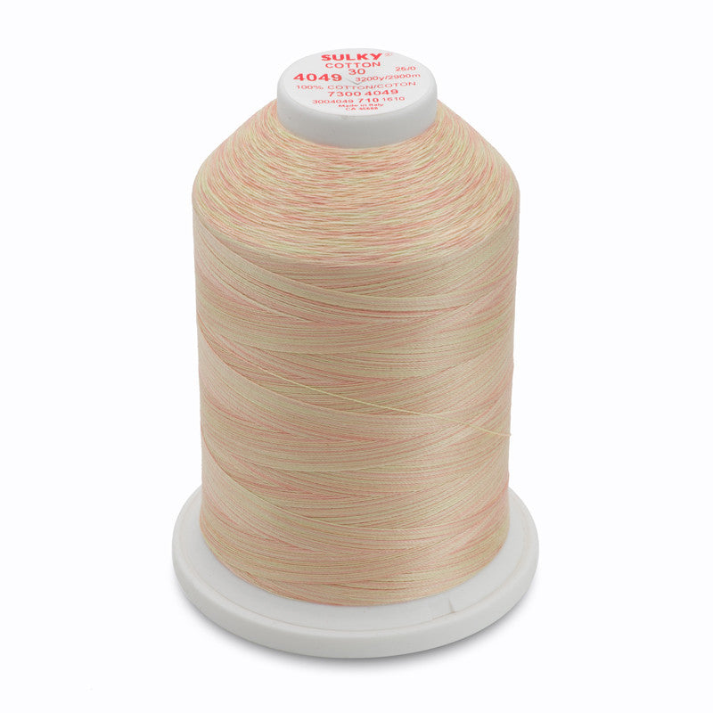Sulky 30 Wt. Cotton Blendables Thread - Melon Soft - 3,200 yd. Jumbo Cone
