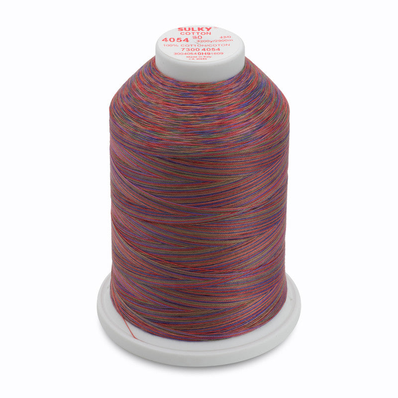 Sulky 30 Wt. Cotton Blendables Thread - Royal Sampler - 3,200 yd. Jumbo Cone