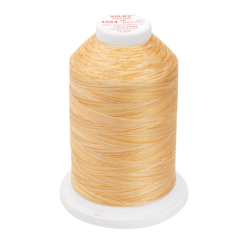 Sulky 30 Wt. Cotton Blendables Thread - Buttercup - 3,200 yd. Jumbo Cone