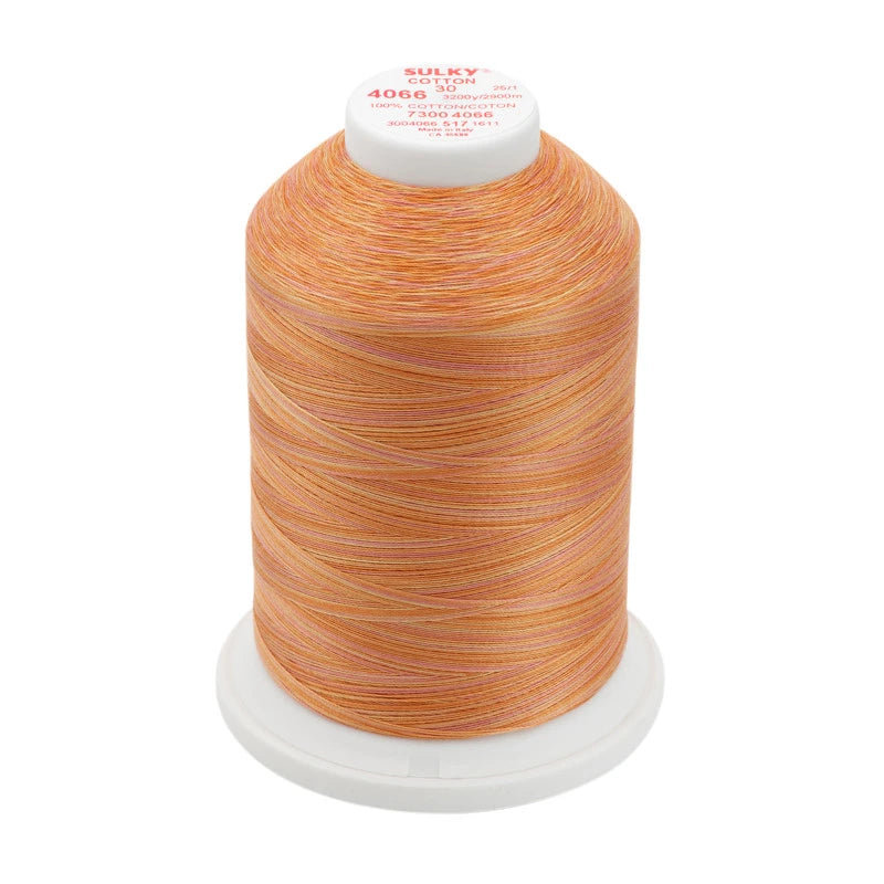 Sulky 30 Wt. Cotton Blendables Thread - Rusty Sky - 3,200 yd. Jumbo Cone