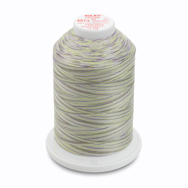 Sulky 30 Wt. Cotton Blendables Thread - Lilac Meadow - 3,200 yd. Jumbo Cone