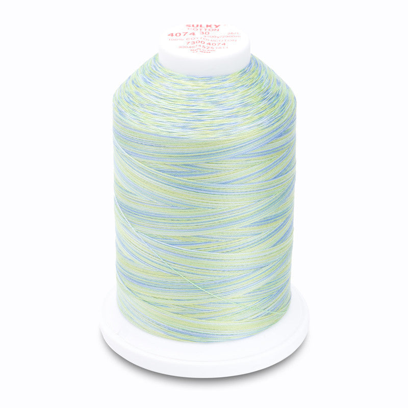 Sulky 30 Wt. Cotton Blendables Thread - Bluegrass - 3,200 yd. Jumbo Cone