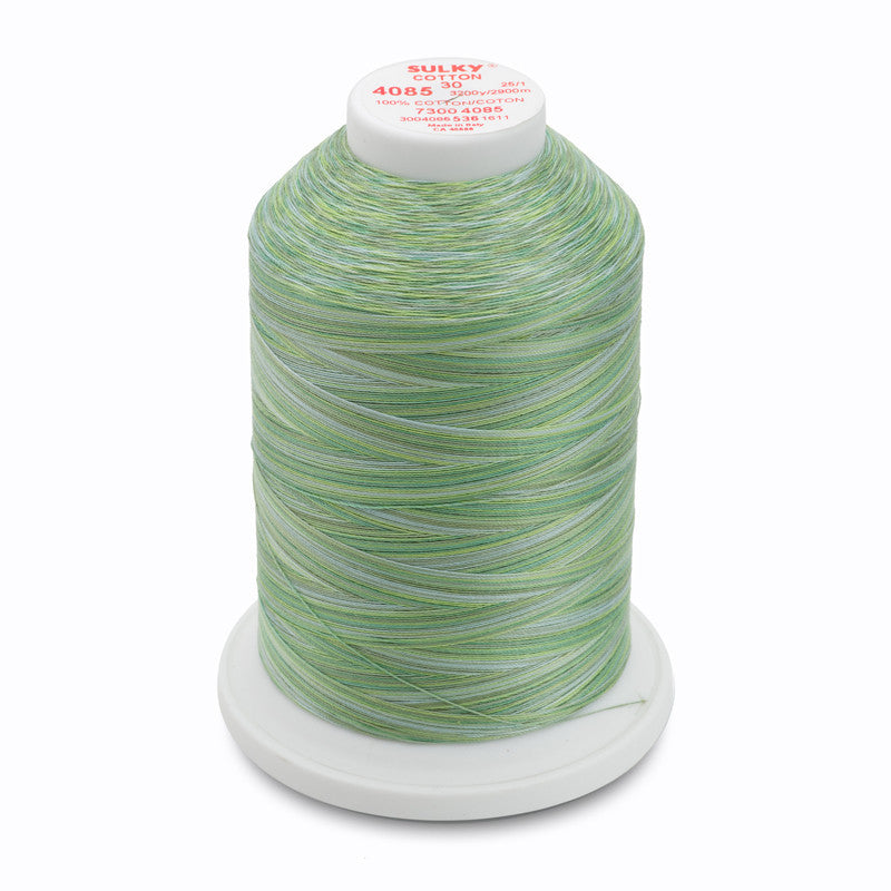 Sulky 30 Wt. Cotton Blendables Thread - Green Tea - 3,200 yd. Jumbo Cone
