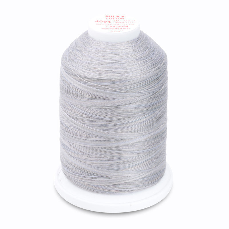 Sulky 30 Wt. Cotton Blendables Thread - Granite - 3,200 yd. Jumbo Cone