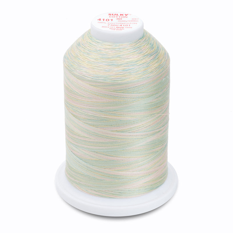 Sulky 30 Wt. Cotton Blendables Thread - Easter Eggs - 3,200 yd. Jumbo Cone
