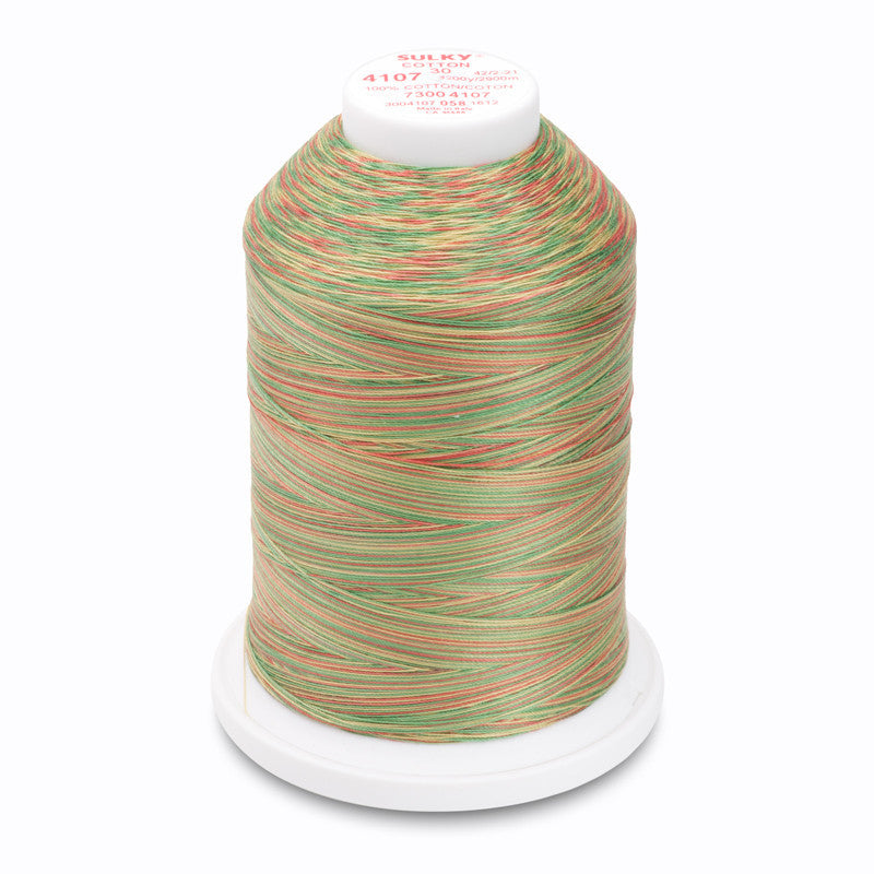 Sulky 30 Wt. Cotton Blendables Thread - Antique Christmas - 3,200 yd. Jumbo Cone