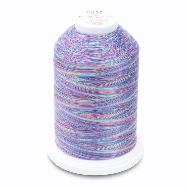 Sulky 30 Wt. Cotton Blendables Thread - Jewel Tones - 3,200 yd. Jumbo Cone