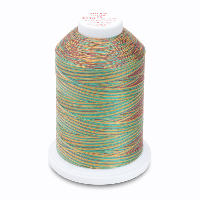 Sulky 30 Wt. Cotton Blendables Thread - Cottage Charm - 3,200 yd. Jumbo Cone