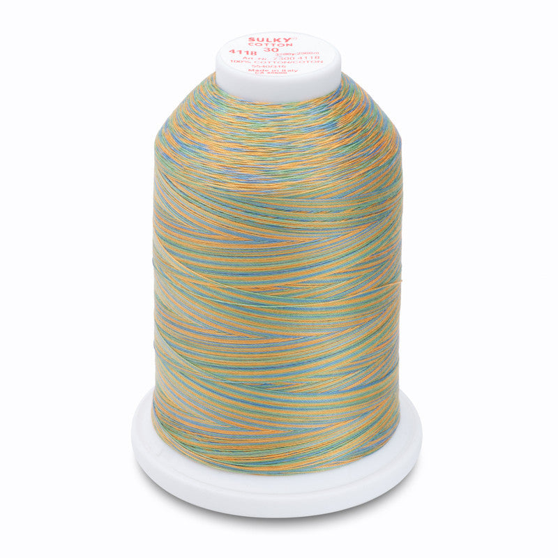 Sulky 30 Wt. Cotton Blendables Thread - Caribbean - 3,200 yd. Jumbo Cone