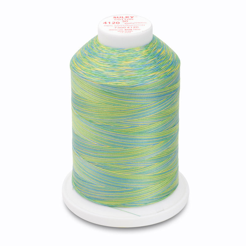 Sulky 30 Wt. Cotton Blendables Thread - Springtime - 3,200 yd. Jumbo Cone