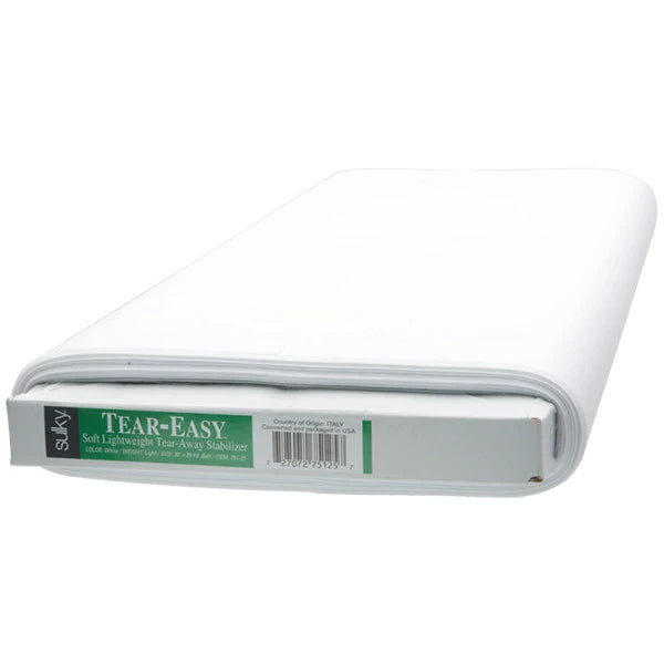Sulky Tear-Easy Stabilizer - White - 20'' x 25 yd. Bolt