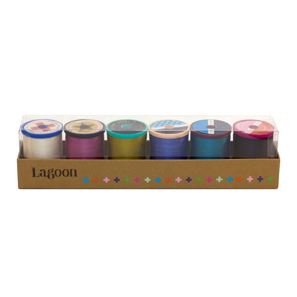 Cotton + Steel 50 Wt. Cotton Thread - 6 Pack - Lagoon