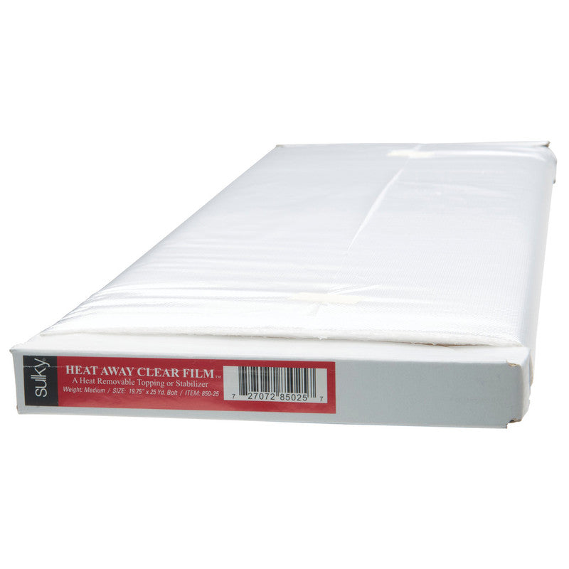 Sulky Heat-Away Stabilizer - Clear Film - 19 3/4'' X 25 yd. Bolt