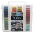 Original Slimline Thread Storage Box - 12 Wt. Cotton Petites Thread Dream Collection - 1st 80 Colors