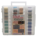 Universal Slimline Thread Storage Box - 30 Wt. Cotton Blendables Thread Pkg. - 3rd 42 Colors