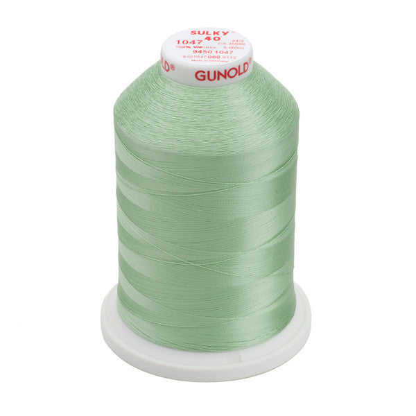 Sulky 40 Wt. Rayon Thread- Mint Green - 5,500 yd. Jumbo Cone