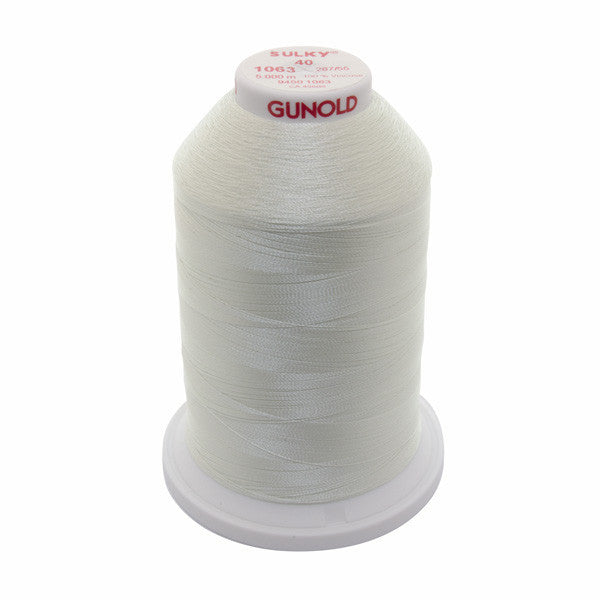 Sulky 40 Wt. Rayon Thread- Pale Yellow Green - 5,500 yd. Jumbo Cone