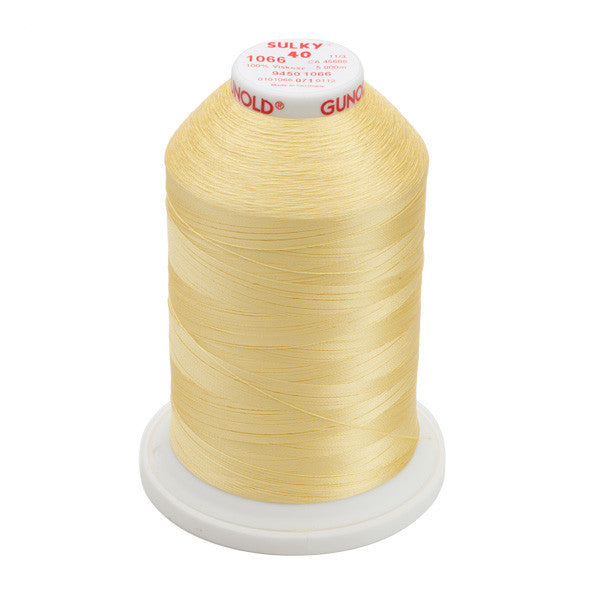 Sulky 40 Wt. Rayon Thread- Primrose - 5,500 yd. Jumbo Cone