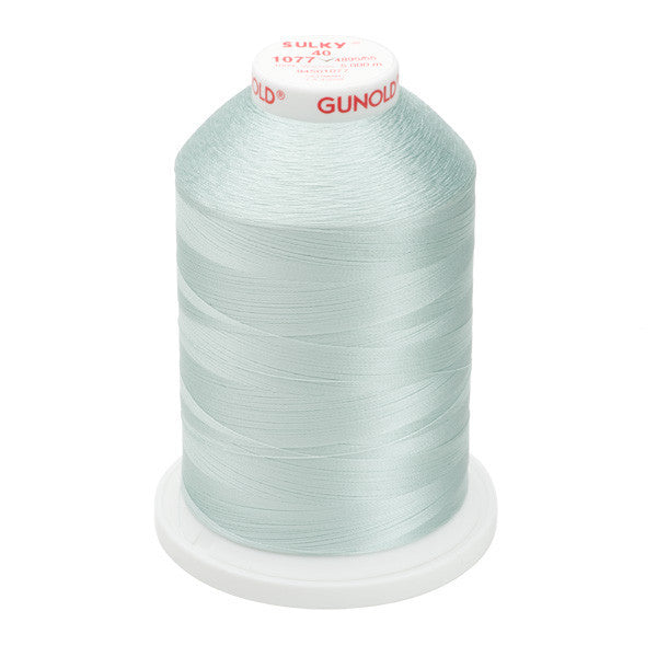 Sulky 40 Wt. Rayon Thread- Jade Tint - 5,500 yd. Jumbo Cone
