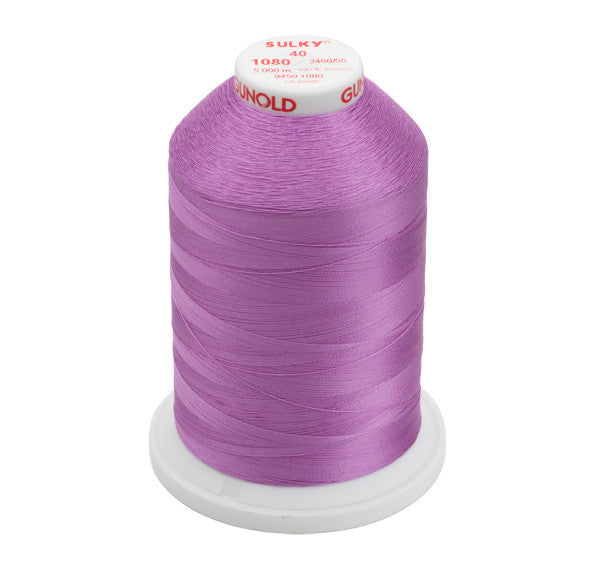 Sulky 40 Wt. Rayon Thread- Orchid - 5,500 yd. Jumbo Cone