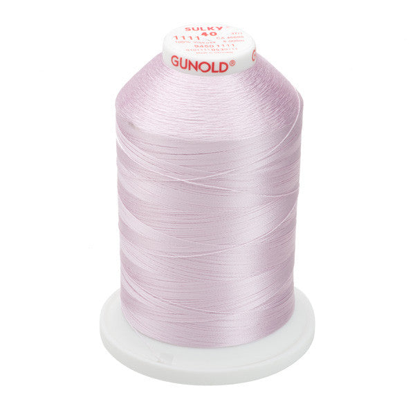 Sulky 40 Wt. Rayon Thread- Pastel Orchid - 5,500 yd. Jumbo Cone
