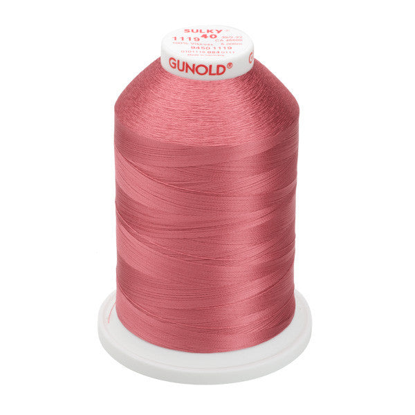 Sulky 40 Wt. Rayon Thread- Dk. Mauve - 5,500 yd. Jumbo Cone